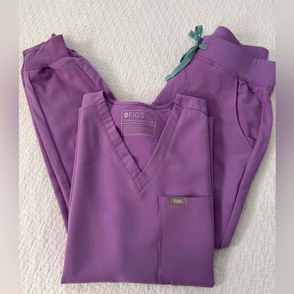 Figs Scrub Set - Lilac Dawn - XS Regular